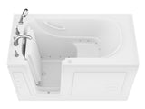 ANZZI Value Series 30 in. x 60 in. Quick Fill Walk-In Air Tub in White