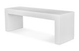Lazarus Outdoor Bench White