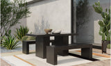 Aurelius 2 Outdoor Dining Table Black