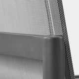 Breeze XL Aluminum Armless Dining Chair