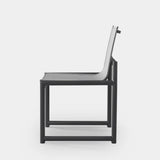 Breeze XL Aluminum Armless Dining Chair