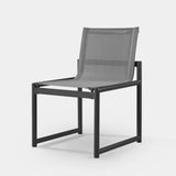 Breeze XL Aluminum Armless Dining Chair