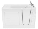 ANZZI Value Series 30 in. x 60 in. Right Drain Quick Fill Walk-In Soaking Tub in White