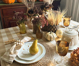 Beige And Cream Buffalo Checkered Napkins