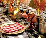 Red and White Buffalo Checkered Napkins