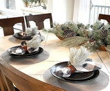 Gray Plaid Napkins