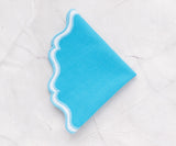 Turquoise Placemats - Scalloped