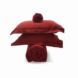 400TC Cotton Sateen Solid All-In Bedding Bundle