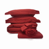 400TC Cotton Sateen Solid All-In Bedding Bundle
