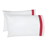 400TC Border Frame Cotton Sateen Pillowcases (Set Of 2)