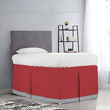 400TC Cotton Border Frame Tailored Dorm Bed Skirt