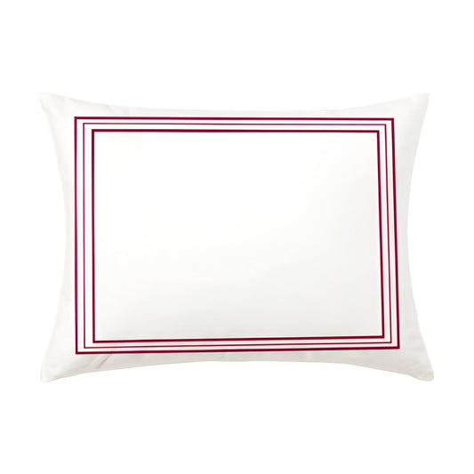 400TC Cotton Classic Embroidery Sateen Solid Pillow Sham