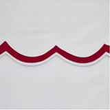 400TC Applique Scalloped Embroidery Cotton Duvet Cover Set