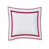 400TC Embroidery & Border Cotton Sateen Solid Euro Sham