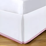 Smart Border 400TC Sateen Cotton Embroidery Tailored Bed Skirt