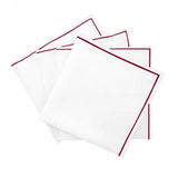 Single Embroidery Border Polycotton Napkins (Set of 4)