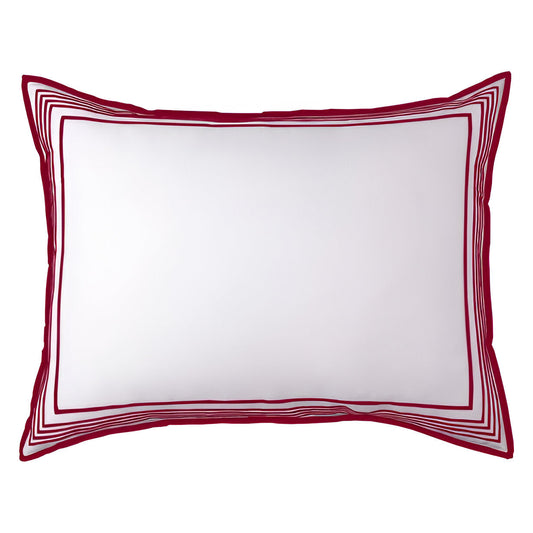 Smart Border 400TC Cotton Embroidery Sateen Solid Pillow Sham