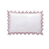 Ashley 400TC Cotton Traingle Embroidery Sateen Solid Pillow Sham