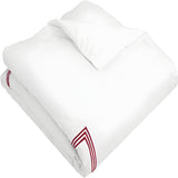 400TC Cotton Triple Embroidery Sateen Solid Duvet Cover Set