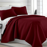 Square Knitted Cotton Coverlet