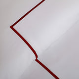 400TC Single Embroidery Sateen Cotton Pillow Sham