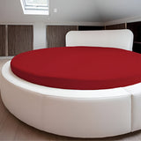 400TC Sateen Solid Cotton Round Sheet Set