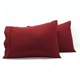 400TC Sateen Cotton Solid Pillowcases (Set Of 2)