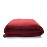 400TC Sateen Solid Cotton Round Duvet Cover Set