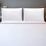 400TC Cotton Small Scallop Embroidery Sheet Set