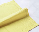 Butter Yellow Hemstitch Napkins
