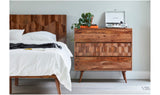 O2 Queen Bed Dark Brown