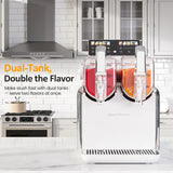 Dual-Tank Slushie Maker with Rapid Chill Technology & 5 Mode