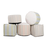 Short Indoor/Outdoor Pouf Dune Moss