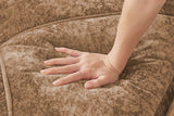 MYLO 80" Loveseat with 2 Ottomans
