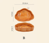 Ceramic Bread Shape Plate Creative Food Dish