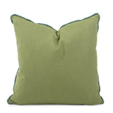 24 x 24 Outdoor Pillow with Dec Cord- Seascape Moss- Poly Insert
