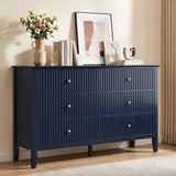 Wholesale 47" 6-Drawer Fluted Dresser, Eco-Friendly & Water-Resistant
