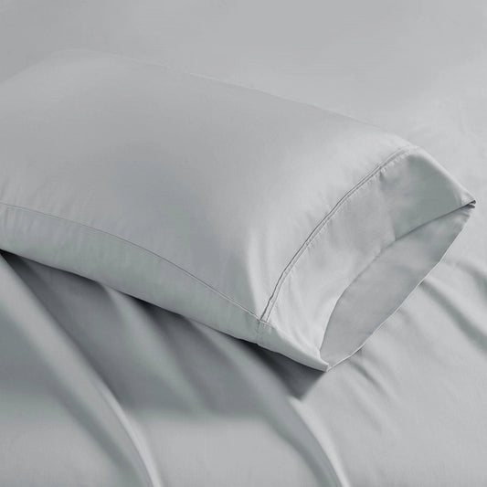 1500 Thread Count Pillowcases, 2-Pack, Light Grey