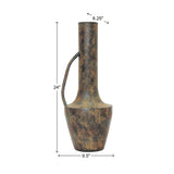 Long Neck Strata Vase with Handle