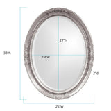 Queen Ann Mirror - Glossy Nickel