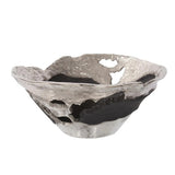 Contemporary Nickel and Black Bowl- Small