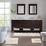 Tufted 1500gsm Bathroom Rug, Cream