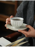 Gohobi Handmade Japanese Stoneware Cup & Saucer