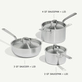 MADE IN Stainless Saucepan Set