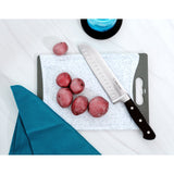 Superior 7 inch Santoku Knife - Black