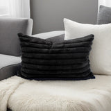 Pillow 14 x 22 Shar Pei Black - Down Alternative Insert