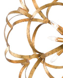 Sappho Gold Orb Chandelier