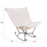 Puff Rocker Ottoman Pana Natural/Natural