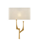 Bodnant Gold Wall Sconce, Left