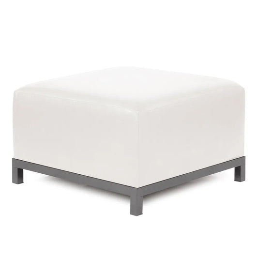 Axis Ottoman Avanti White Titanium Frame